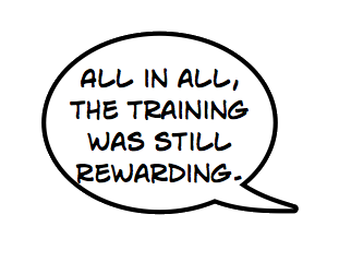 Actual training feedback